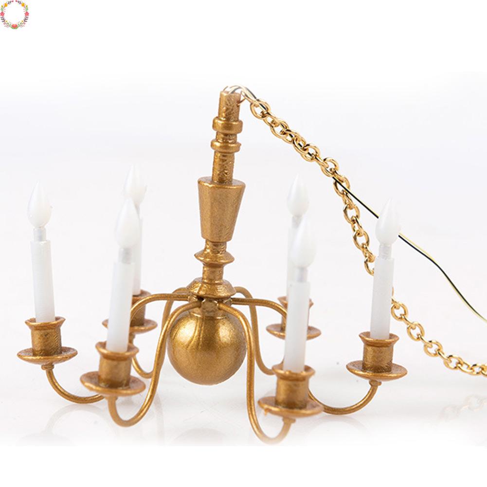 1 Mô Hình Đèn Chùm Bằng ABS + Kim Loại Độc Đáo Trang Trí Nhà Cửa