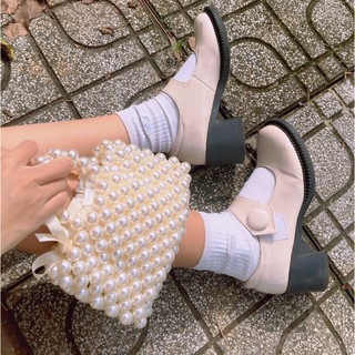 Túi xách ngọc trai nhân tạo dự tiệc vintage