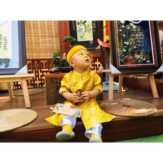 Nón tóc tết đuôi sam bé trai