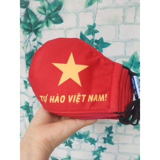 Khẩu trang Cờ Việt Nam dây rút tùy chỉnh kích thước