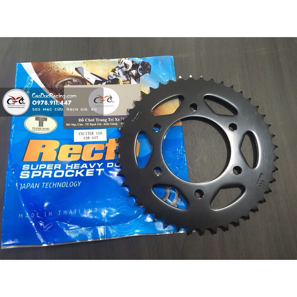 Bộ nhông đĩa redto mặt trời made in thailand - caoducracing