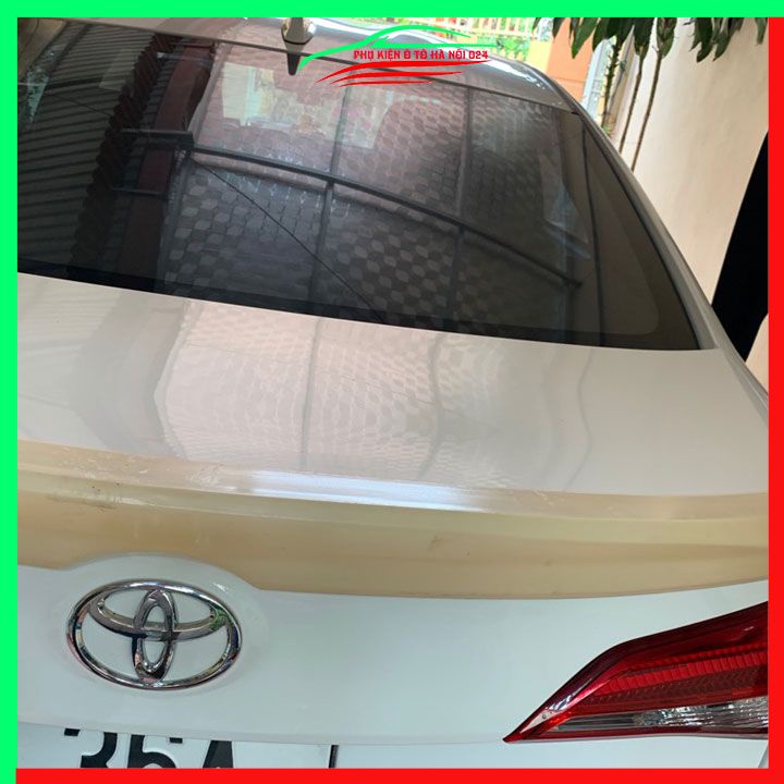 Đuôi gió sau xe liền cốp Vios 2019-2022 hàng mộc chưa sơn