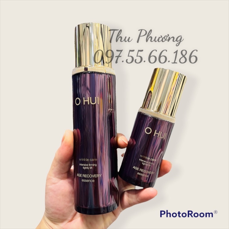 Tinh chất chống nhăn, chống lão hóa bổ sung collagen Ohui Age Recovery Essence 25ml - 90ml (tách set)