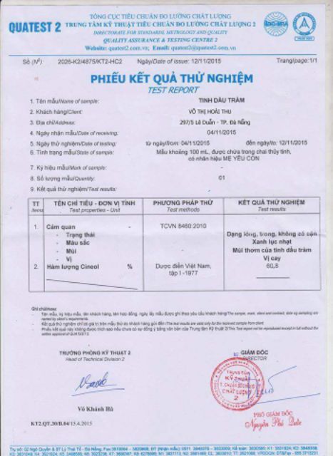 Tinh Dầu Tràm Huế nguyên chất 100% MẸ YÊU CON