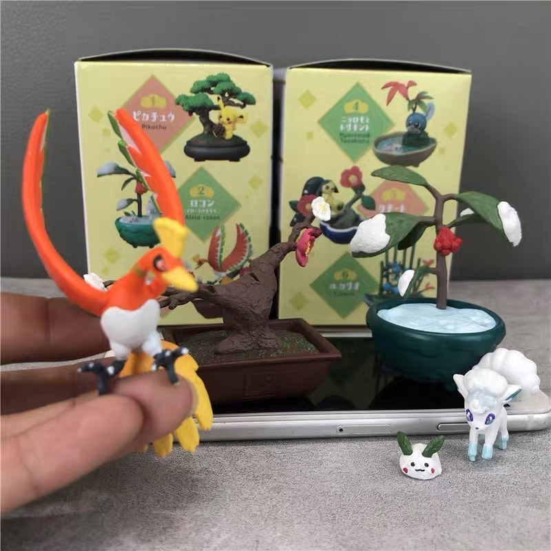 Mô hình Vườn Cây bonsai Pokemon khu vườn trong mơ trong chậu thế hệ 2 đồ chơi búp bê trang trí
