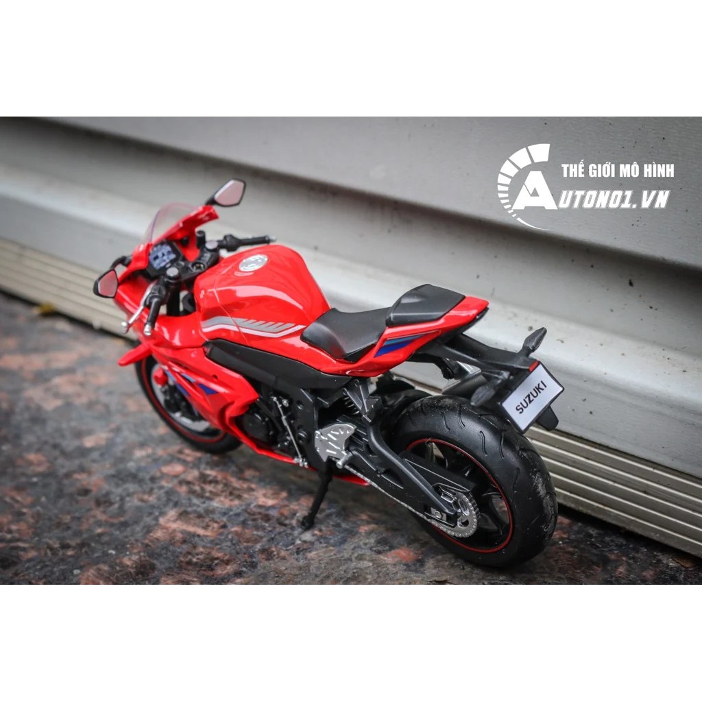 MÔ HÌNH XE SUZUKI GSX-R1000 RED 1:12 MSZ 7209