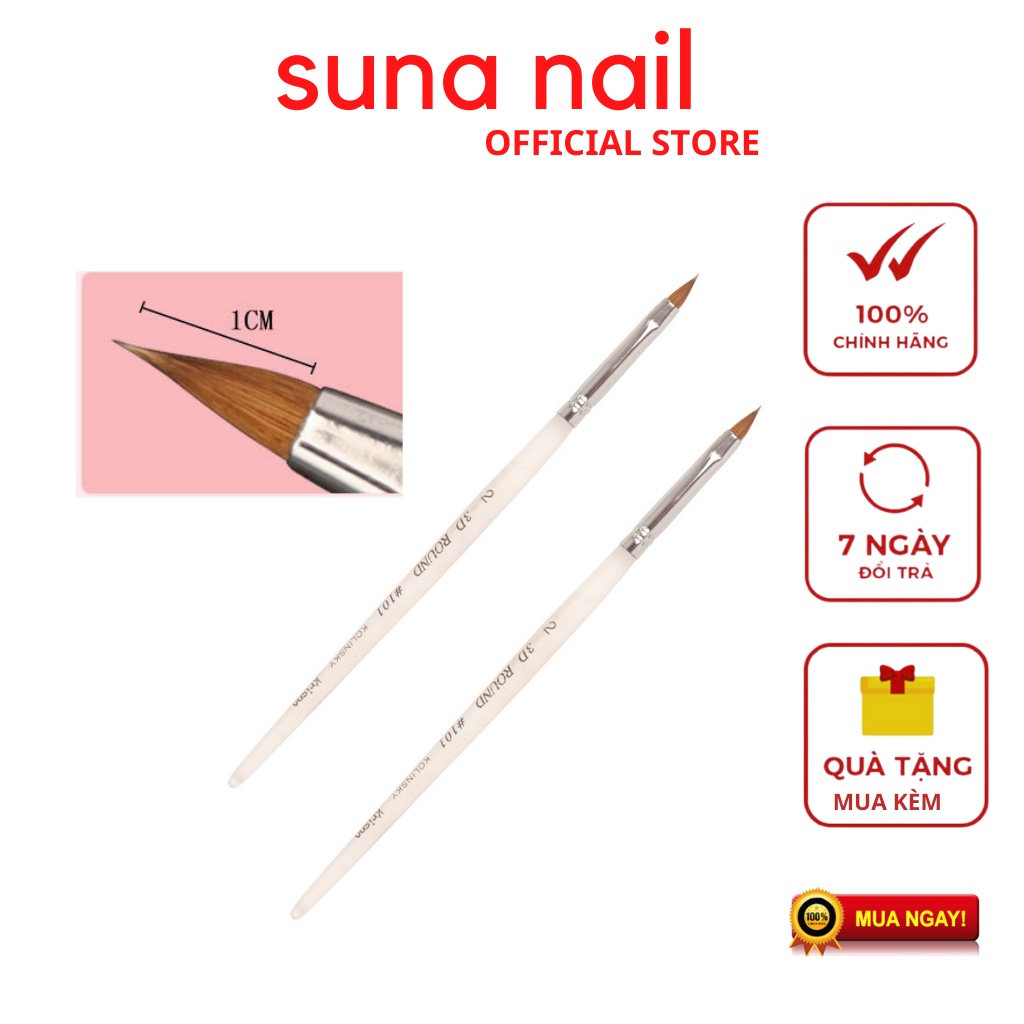 Cọ đắp hoa số 2 cán trong suốt