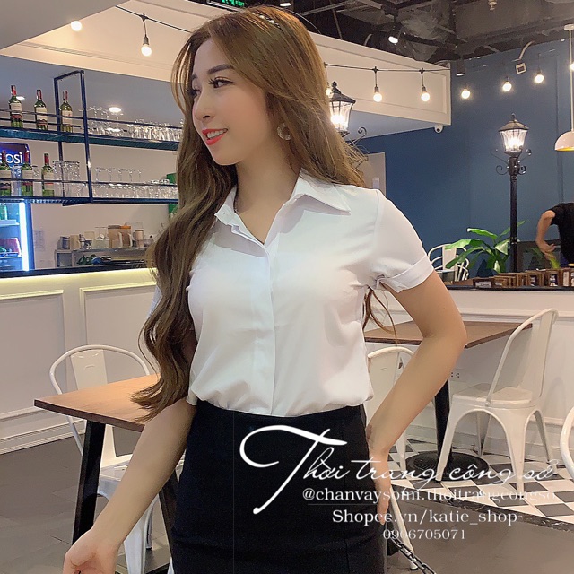 Áo Sơ Mi Nữ Trắng Tay Dài Cao Cấp Mola Sơmi Công Sở Hàn Quốc Đi Học Đi Làm Màu Trắng Đen Kem Hàng Thiết Kế Không Nhăn