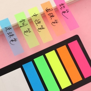 Miếng Dán Ghi Chú Trong Suốt Họa Tiết Hoạt Hình Đáng Yêu