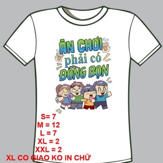 Áo đồng phục lớp đẹp thun cotton loại 1 đủ màu, size 6-110kg