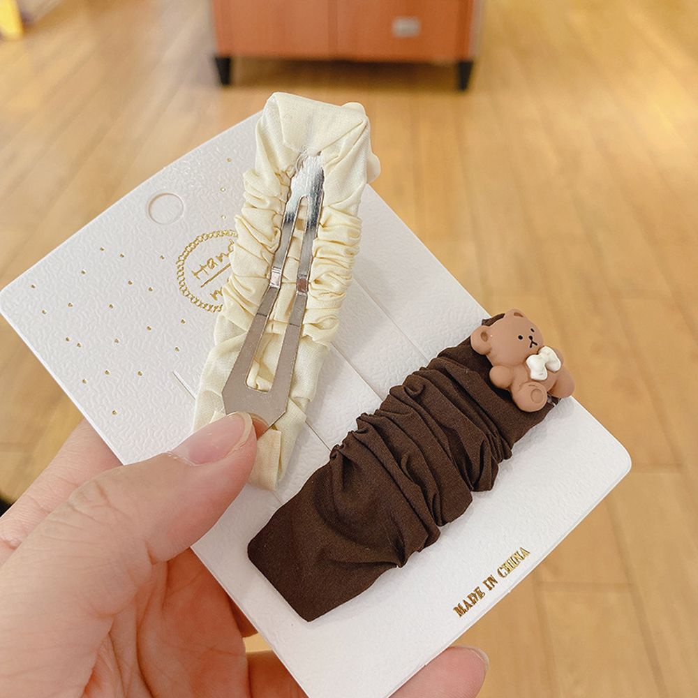 Dây buộc tóc hình gấu 3D dễ thương dành cho bé gái