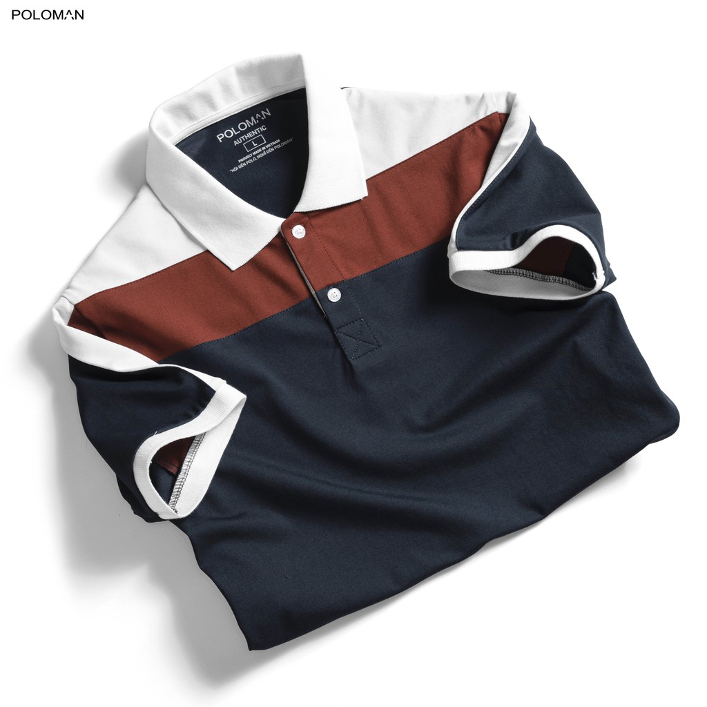 Áo Polo nam cổ bẻ phối RAGO,vải cá sấu Cotton xuất xịn,chuẩn form,trẻ trung - thanh lịch - POLOMAN. | BigBuy360 - bigbuy360.vn