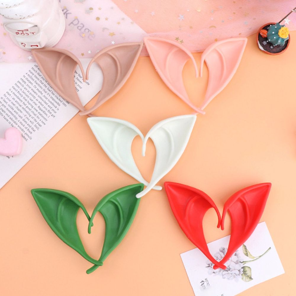 Tai Yêu Tinh Bằng Latex Mềm Nhiều Màu Dùng Hóa Trang Halloween