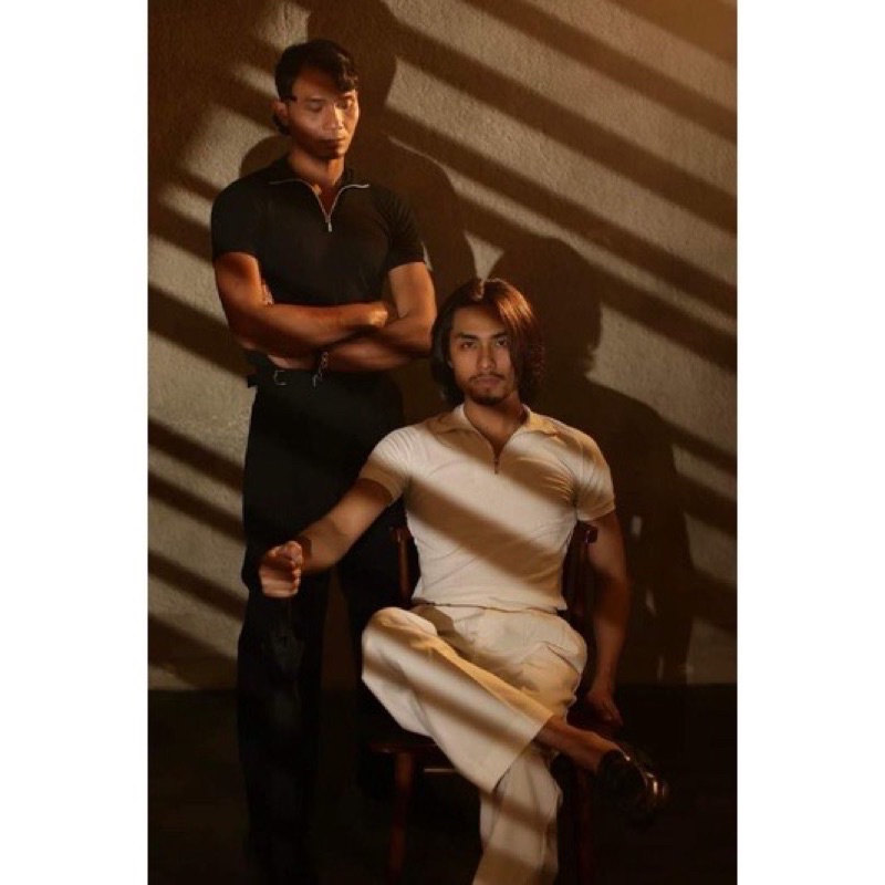 Áo polo body FLO MENSWEAR dây kéo cao cấp, áo thun cổ lọ có khóa