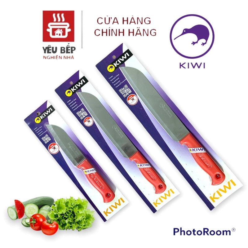 Dao Java KIWI Thái Lan Cán Nhựa Cao Cấp - Cắt Thái Rau Củ, Thịt Siêu Sắc Bén, Độ Bền Cao - Đủ Kích Thước