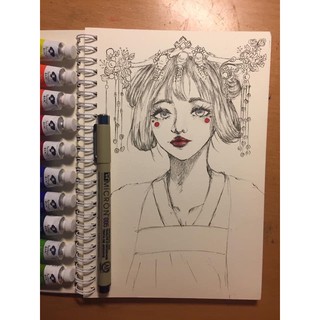 Bút line Micron Sakura đen