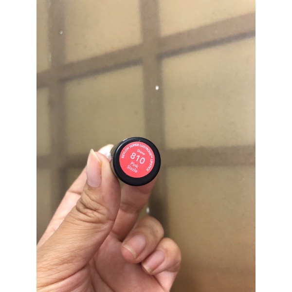 Son Revlon Super Lustrous Lipstick Pink Sizzle 810.Hồng Nhẹ