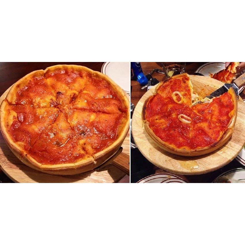 Piza Chicago Nhân Nhồi Phô Mai Size 16cm, Vệ Sinh An Toàn Thực Phẩm, Chuyên Sỉ Ăn Vặt