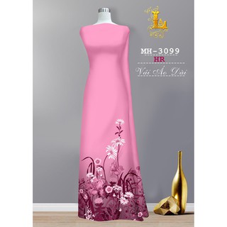 VẢI MÁY ÁO DÀI IN 3D ĐẸP SIÊU SANG (CẢ BỘ VẢI)