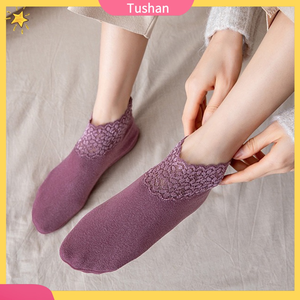 Vớ dày dặn nhẹ màu sắc đơn giản cho nữ