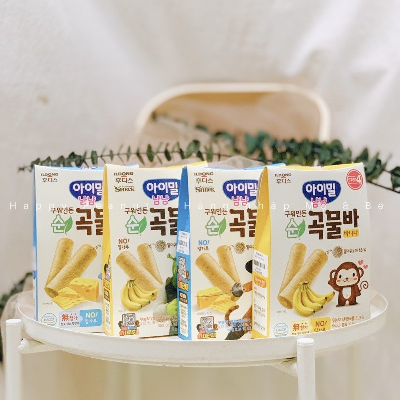 [ĂN DẶM] Bánh cuộn ngũ cốc ăn dặm ildong Hàn Quốc cho bé 12m+