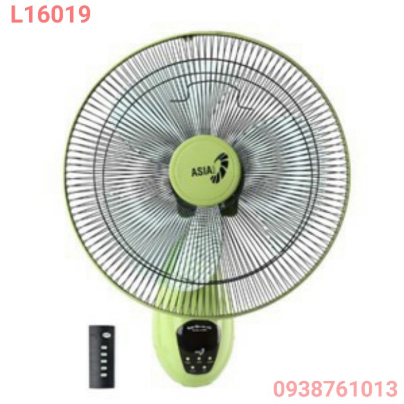 QUẠT TREO TƯỜNG REMOTE ASIA - L16019