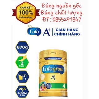 Sữa bột enfagrow a+ 4 870g date mới 2022