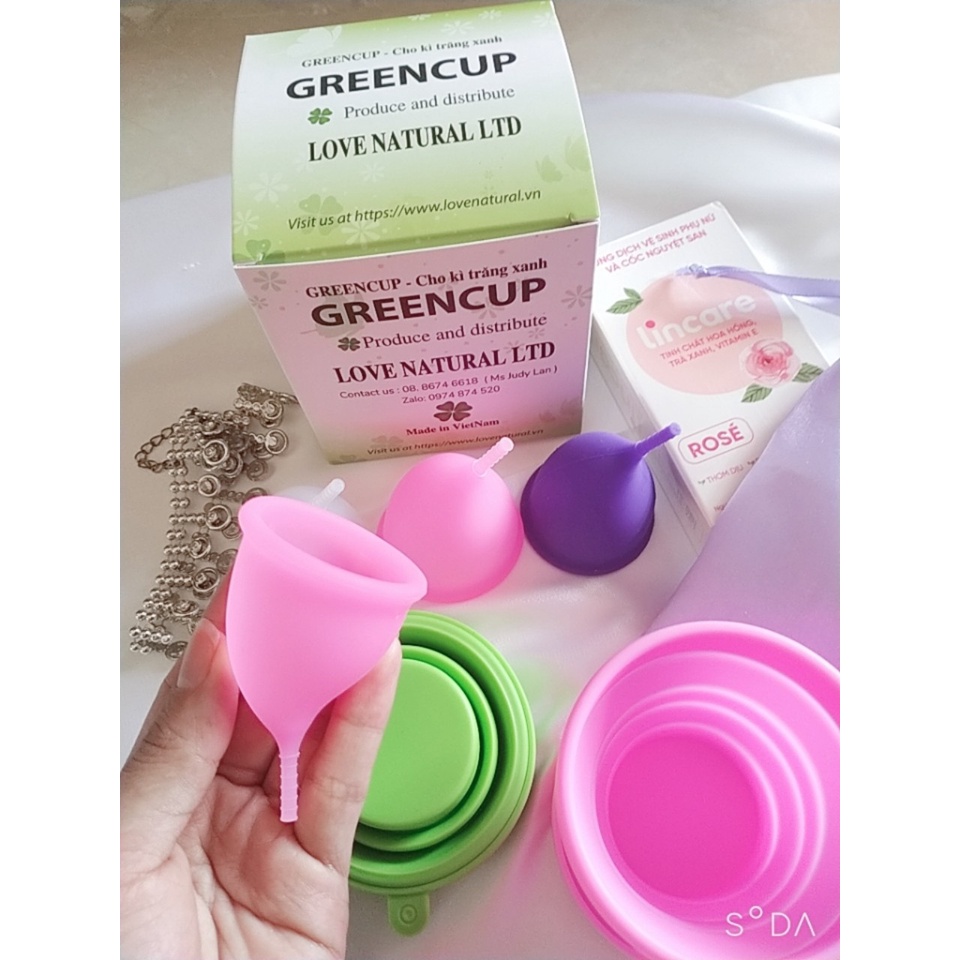 Cốc nguyệt san Greencup đạt chuẩn FDA Hoa Kỳ, có xét nghiệm của Thụy Sĩ