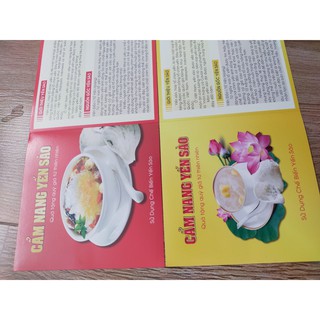TỜ GẤP CẨM NANG YẾN SÀO 8 TRANG