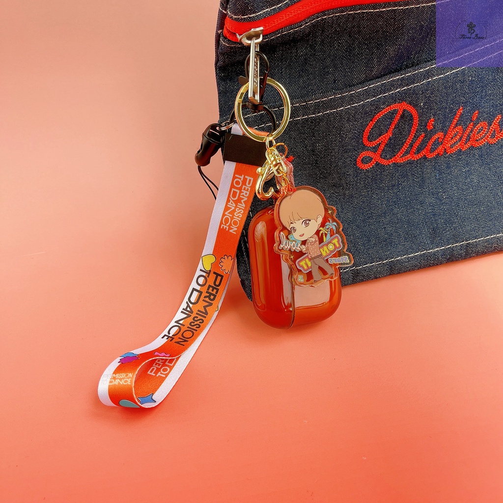 Dây đeo cổ gắn điện thoại hình nhóm nhạc Kpop BTSS 2021