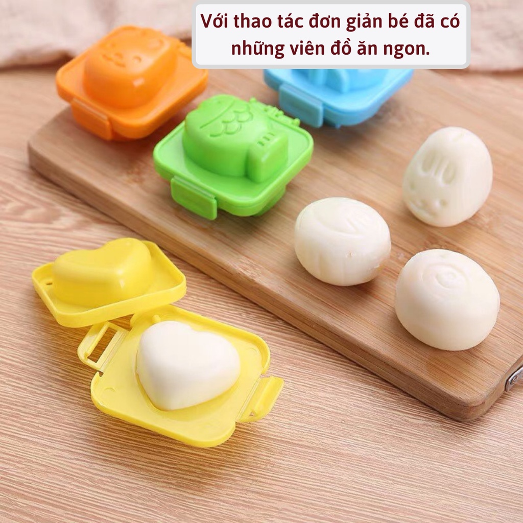 Khuôn Tạo Hình Cơm , Trứng ,Khuôn Làm Bánh Cho Bé Ăn Dặm Ngon Miệng, tạo cơm Bento Hoạt Hình cho bé ăn dặm, Shop Bố Sam