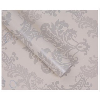Decal giấy dán tường châu âu bạc