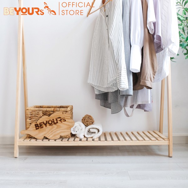 Giá Treo Quần Áo Gỗ BEYOURs Gỗ 1 Tầng Size Khổng Lồ Nội Thất Kiểu Hàn | BigBuy360 - bigbuy360.vn