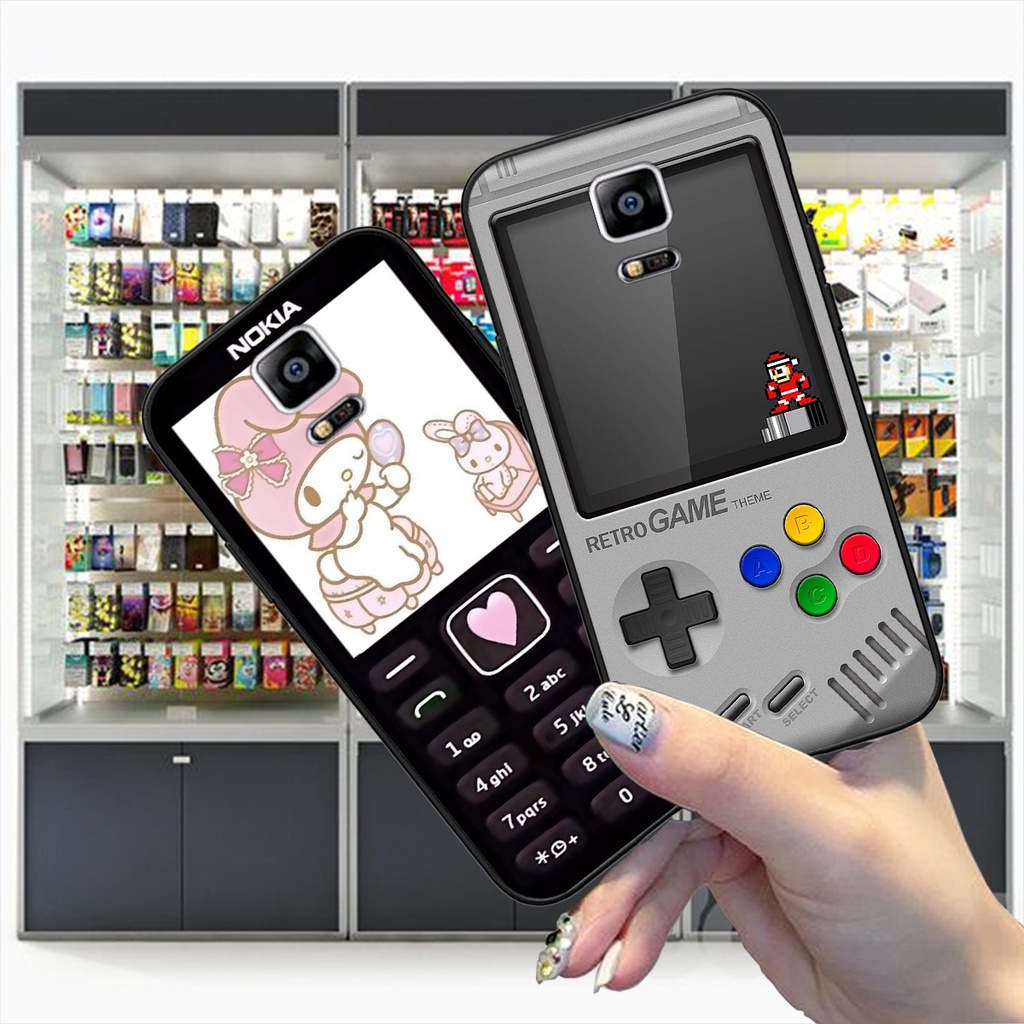 Ốp Samsung Note 3 / Note 4 / Note 5 bộ hình điện thoại nokia huyền thoại , BTS , Vpop cute