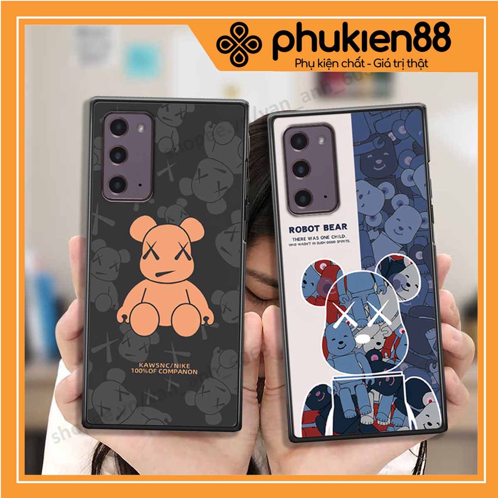 Ốp lưng Samsung Note 20 hình Robot Bear, Kawsnc bảo vệ điện thoại