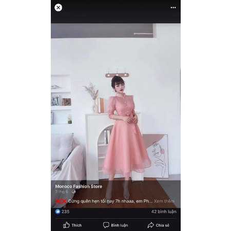 Đầm công chúa Monoco