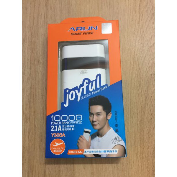 Pin Dự Phòng chính hãng 10000 Arun ICD Y305A Sale