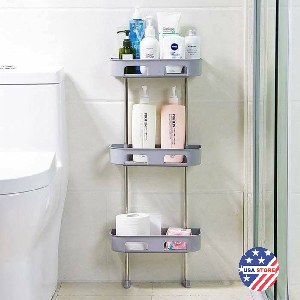 [Tổng Kho Sỉ] Dàn Kệ Nhựa Cao Cấp K6 Loại 2 / 3 Tầng Để Trên Nắp Bồn Cầu (Mới Về)