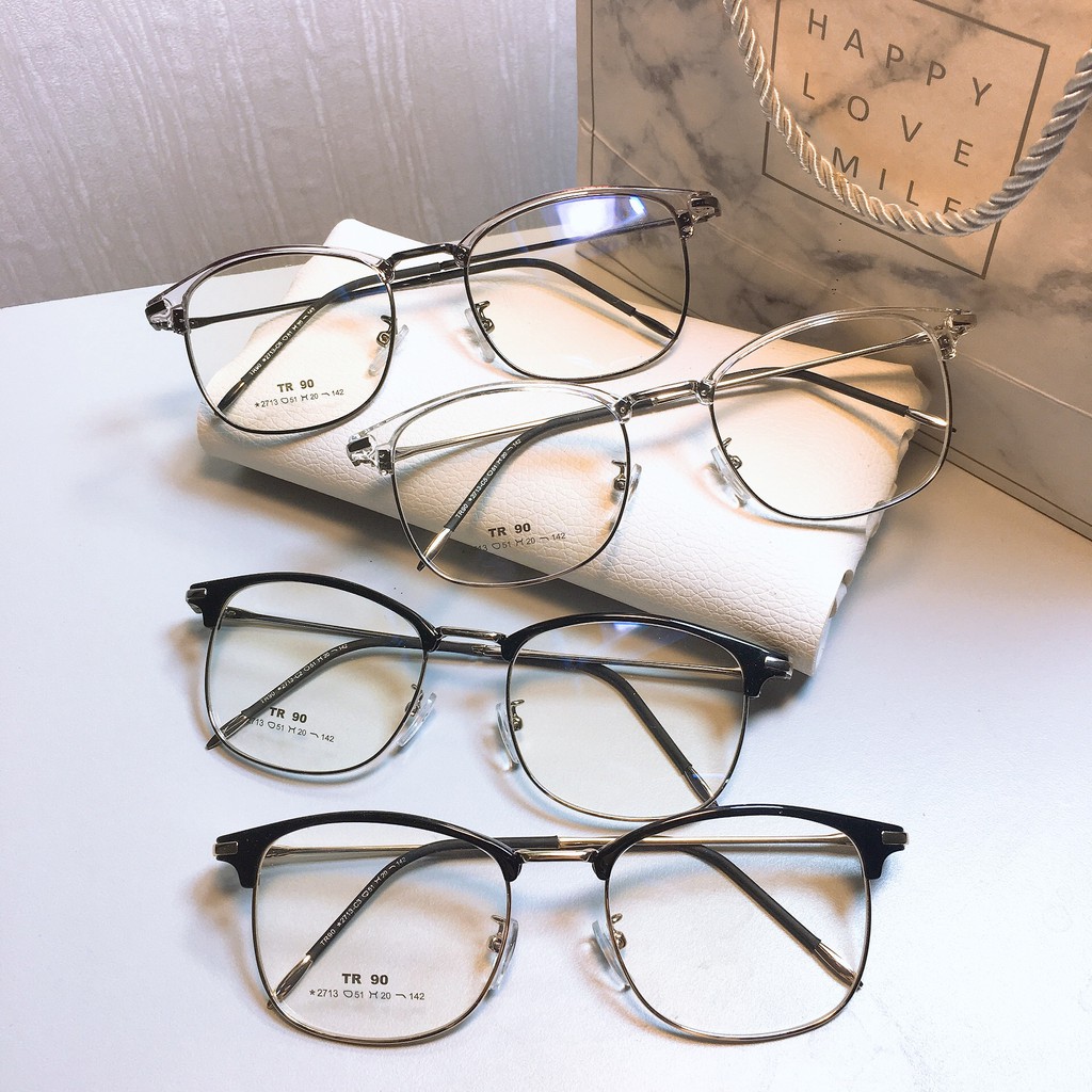 [Mã SKAMCLU7 giảm 10% cho đơn từ 0Đ] Gọng kính cận tròn bầu nam nữ 2713 nhận cắt mắt cận viễn loạn | BigBuy360 - bigbuy360.vn