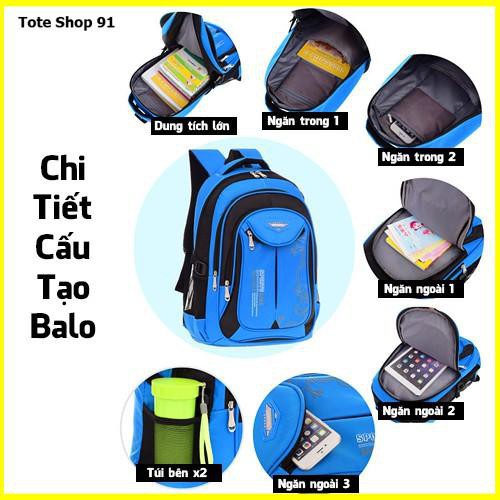 Balo Học Sinh Tiểu Học Cấp 1, Cặp Cho Bé Trai Bé Gái Nam Nữ Thời Trang Đi Học Trung Học  (Tote shop 91)