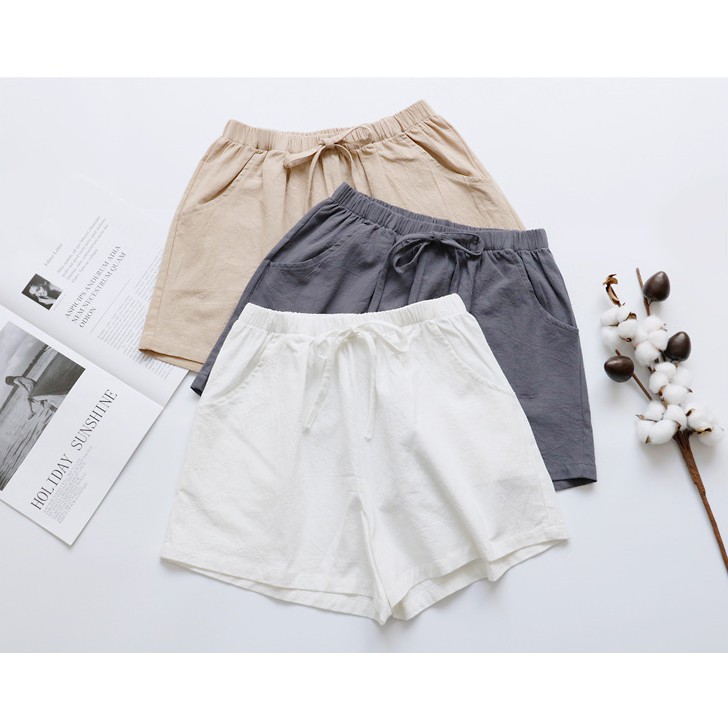 Quần đũi, quần shorts, quần đùi nữ ống rộng-egd.