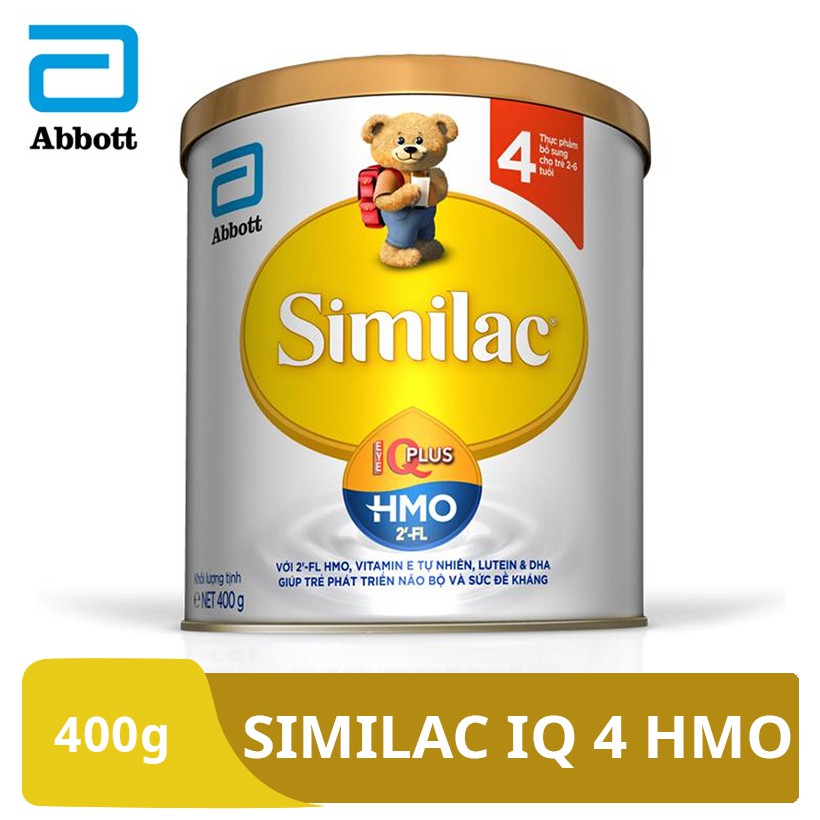 Sữa bột Similac IQ 4 HMO hương vani 400g