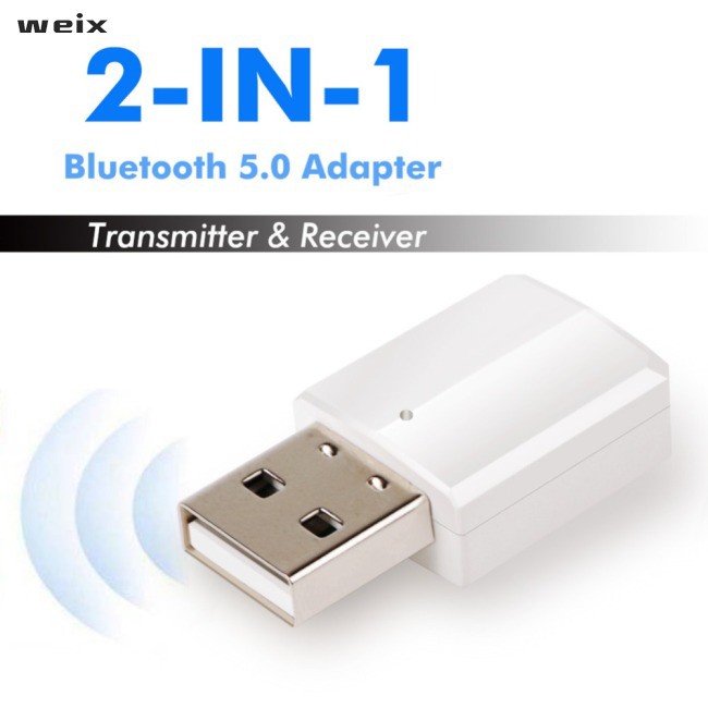 Usb Bluetooth 5.0 Kết Nối Âm Thanh 2 Trong 1 Với Giắc Cắm 3.5mm