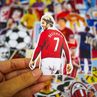 Set 100 Sticker hình dán bóng đá | hàng thương hiệu