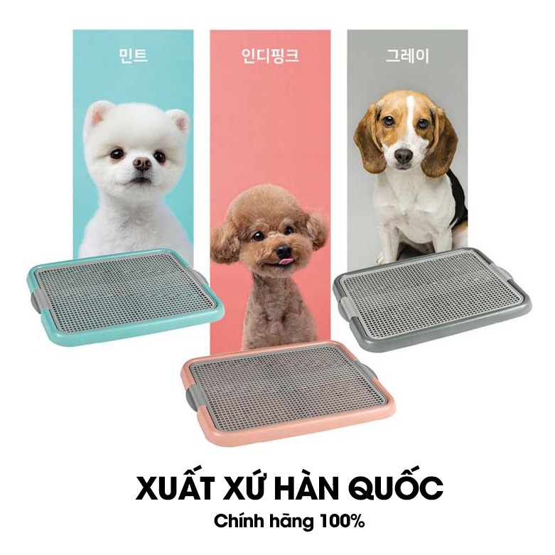 KHAY VỆ SINH LƯỚI PURMI HÀN QUỐC HƯỚNG DẪN CHO CHÓ ĐI VỆ SINH ĐÚNG CHỖ TIỆN LỢI, DỄ DÀNG VỆ SINH KHỬ MÙI
