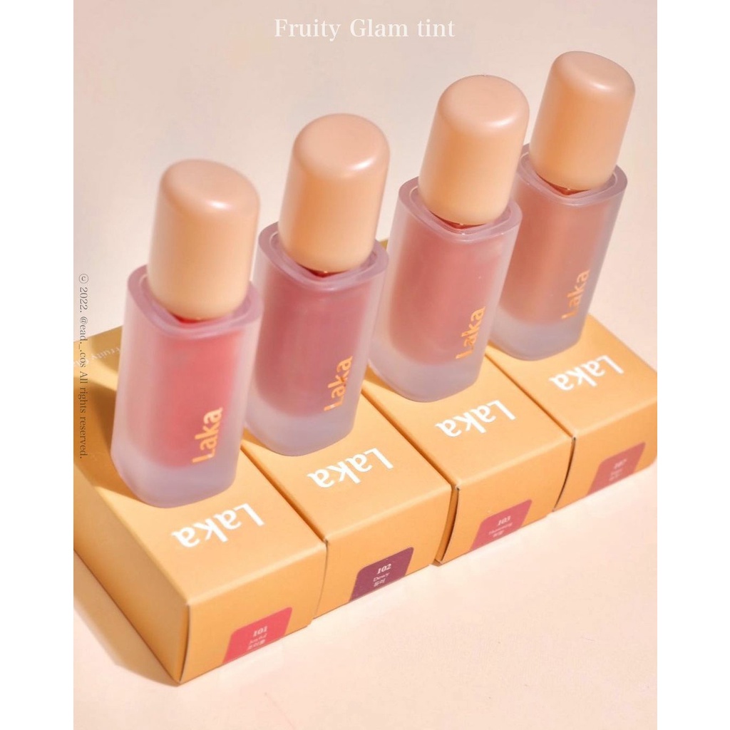 Son tint bóng LAKA FRUITY GLAM TINT
