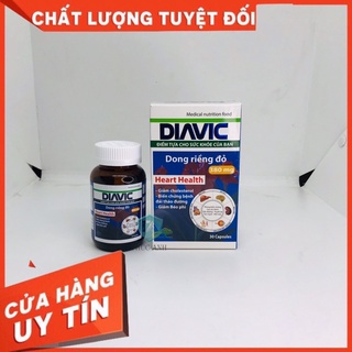 Viên uống Diavic dong riềng đỏ lọ 30 viên nang