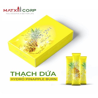 Chính hãng Thạch dứa giảm cân matxi corp thạch dứa Hydro Pinapple Burn giảm cân an toàn không phải thuốc