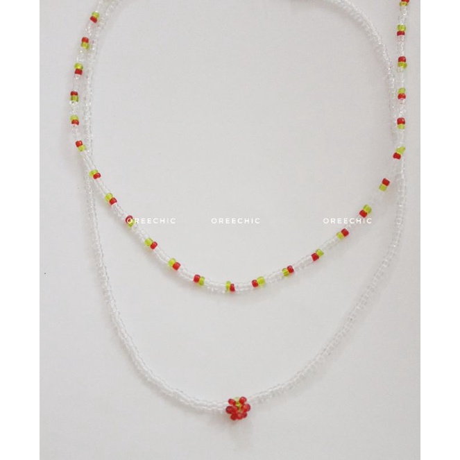 Set vòng cổ cườm dâu 🍓