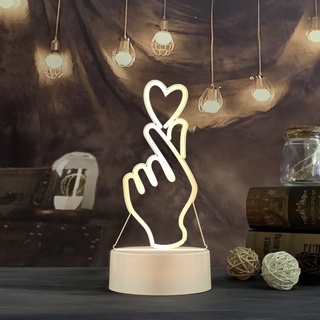 Đèn Led 3D Cổng sạc USB họa tiết độc đáo